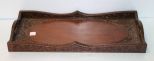 Mahogany Carved Tray