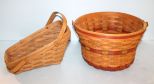 Longaberger Bread Basket & Longaberger Basket