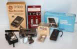 Sharp Cassette Player, Tapes, GE Recorder & Other Tape Players