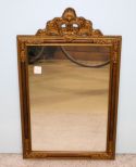 Small Gold Art Deco Mirror