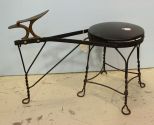 Iron Antique Shoe Shine Stand