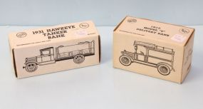 1931 Hawkeye Tanker Bank & 1913 Model T Delivery Bank