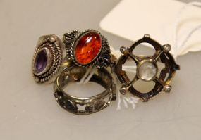 Four Silver Rings