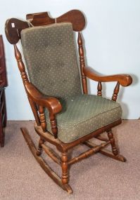 Walnut Arm Rocker 