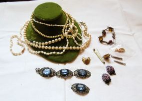 Box of Various Jewelry items