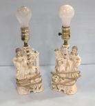 Pair of Boudoir Lamps