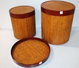 Decorative Tray & Two Storage Boxes