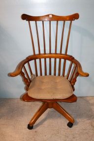 Vintage Comb Back Winsdor Swivel Office Chair