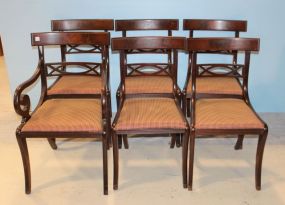 Set of Six Mahogany Duncan Phyfe Dining Chairs