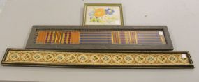 Stitchwork Picture, Framed Sash, Framed Needlework