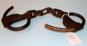 Vintage Iron Handcuffs