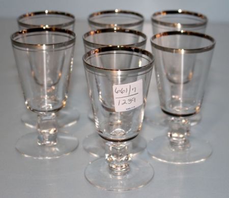 661 Set of Seven Glasses - January Online Sale Auction 2014