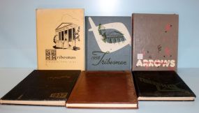 Five Tribesman Year Books and Clinton High School 1990