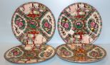 Four Made in Hong Kong Imari Style Plates