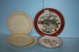 Three Tiltlanware Plates, Bavarian Dish, Satsuma Japan Peacock Plate