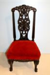 Heavily Carved Flemish Side Chair