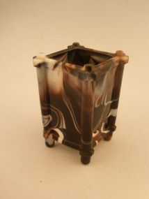 Slag Glass Pen Holder