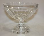 Large La Marson French Crystal Compote