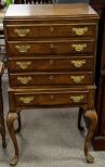 Mahogany Queen Anne Lift Top Chest