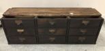 Antique Oak Divided Organizer Drawers