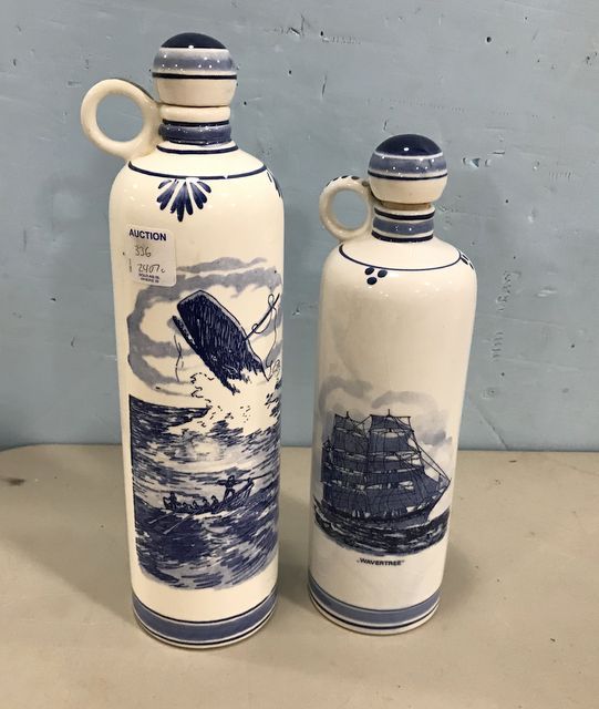0336 Delfts Holland Hand Painted Jars - March Online Auction 2020