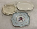 Three Porcelain Trays