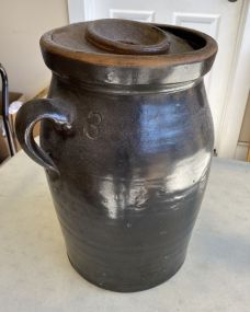 Stoneware Crock Butter Churn  Jug #3