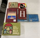 Group of Mini Travel Board and Card Games