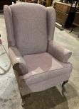 Queen Anne Wing Back Arm Chair