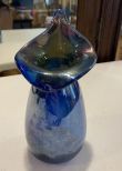 Blue Art Glass Vase