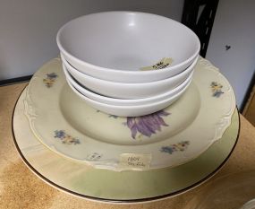 Ceramic Charger, Porcelain Bowl, and Ceramic Bowls