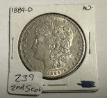 1889-O Morgan Silver Dollar