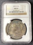 1899-O Graded MS64 Morgan Silver Dollar