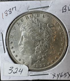 1887 BU Morgan Silver Dollar