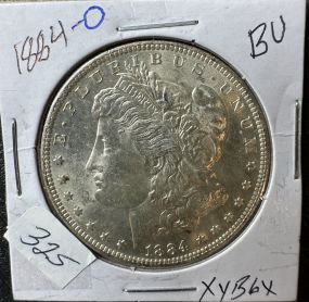 1884-O BU Morgan Silver Dollar