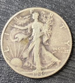 1946-D Walking Liberty Silver Half Dollar