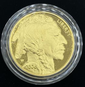 2006-W 1 Troy oz. Fine Gold American Buffalo Proof