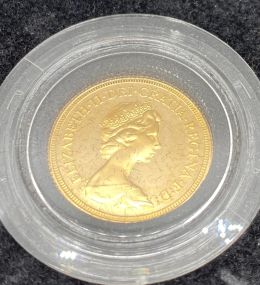 1979 Elizabeth II Dei Gra Dla Regina Gold Coin Proof