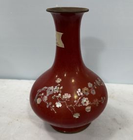 Korea Red Decorative Vase