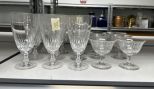 Group of Clear Glass Stemware