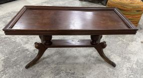 Vintage Duncan Phyfe Mahogany Coffee Table