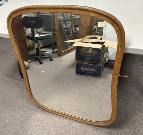 Antique Oak Dresser Mirror