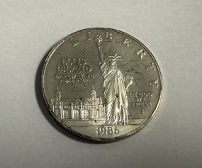 1986-S Ellis Island Liberty Dollar