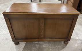 Art Deco Style Oak Storage Chest