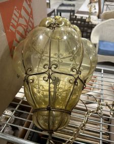 Mouth Blown Venetian Pendent Light Fixture