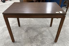 Mid Century Oak Finish Side Table