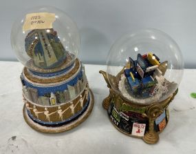 Two Sanyko Snowglobe