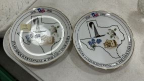 Two 1986 Texas Collector Plates