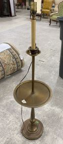 Brass Table Floor Lamp