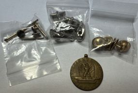 Efficiency Honor Pendant and Group of Cuff Links